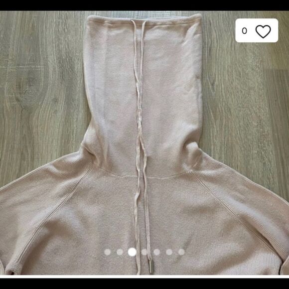 Lord & Taylor Blush funnel neck sweater - Picture 3 of 12